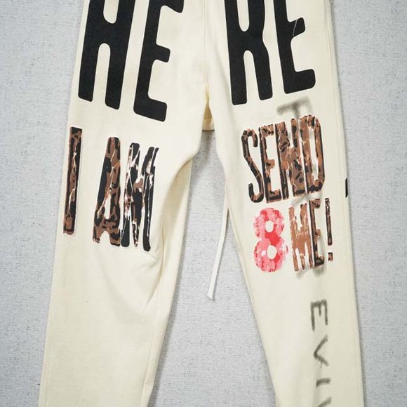 FEAR OF GOD x RIVINGTON ROI REBIS Monogram Cream Harem Pants - Picture 9 of 13